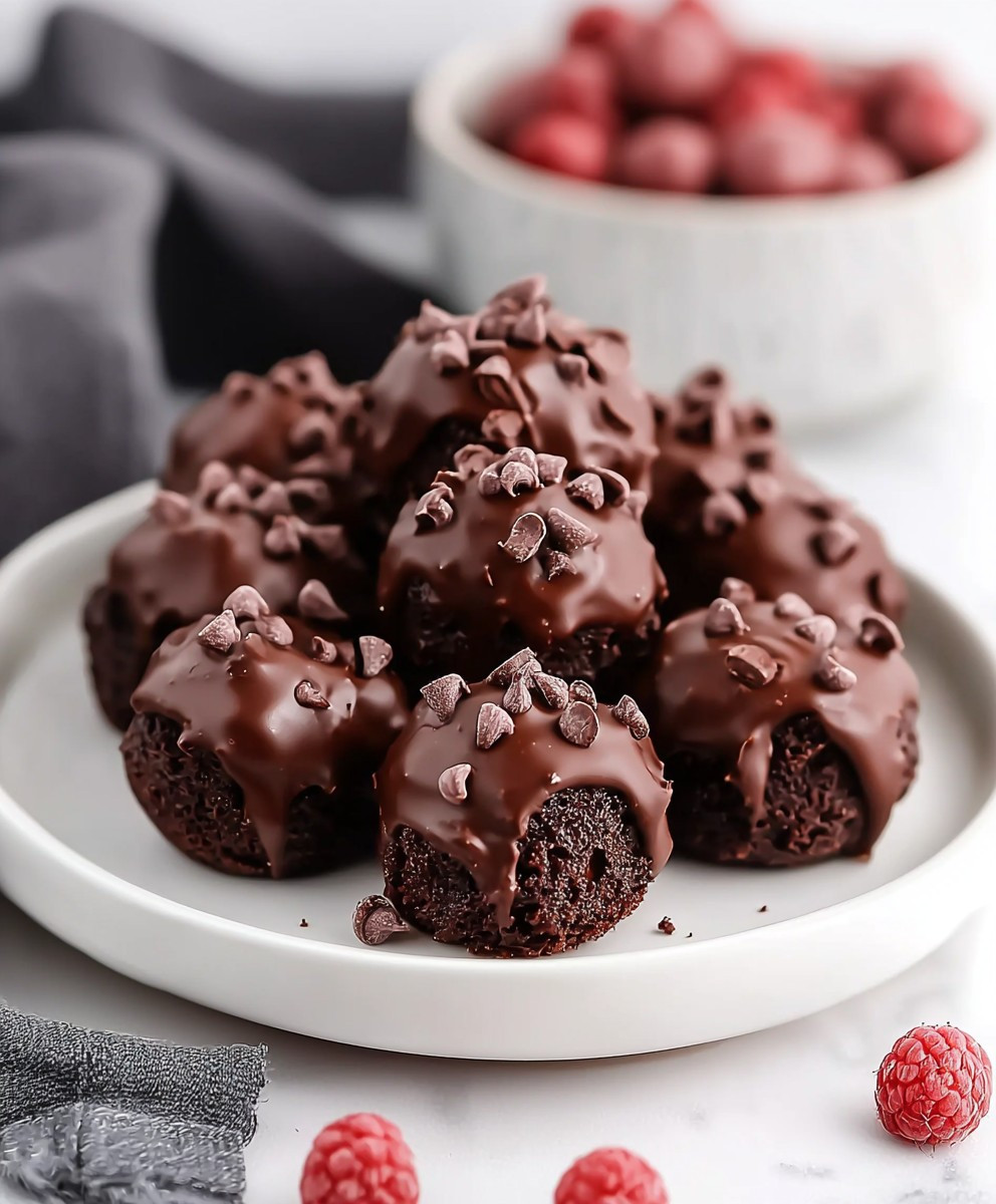 No Bake Brownie Bites
