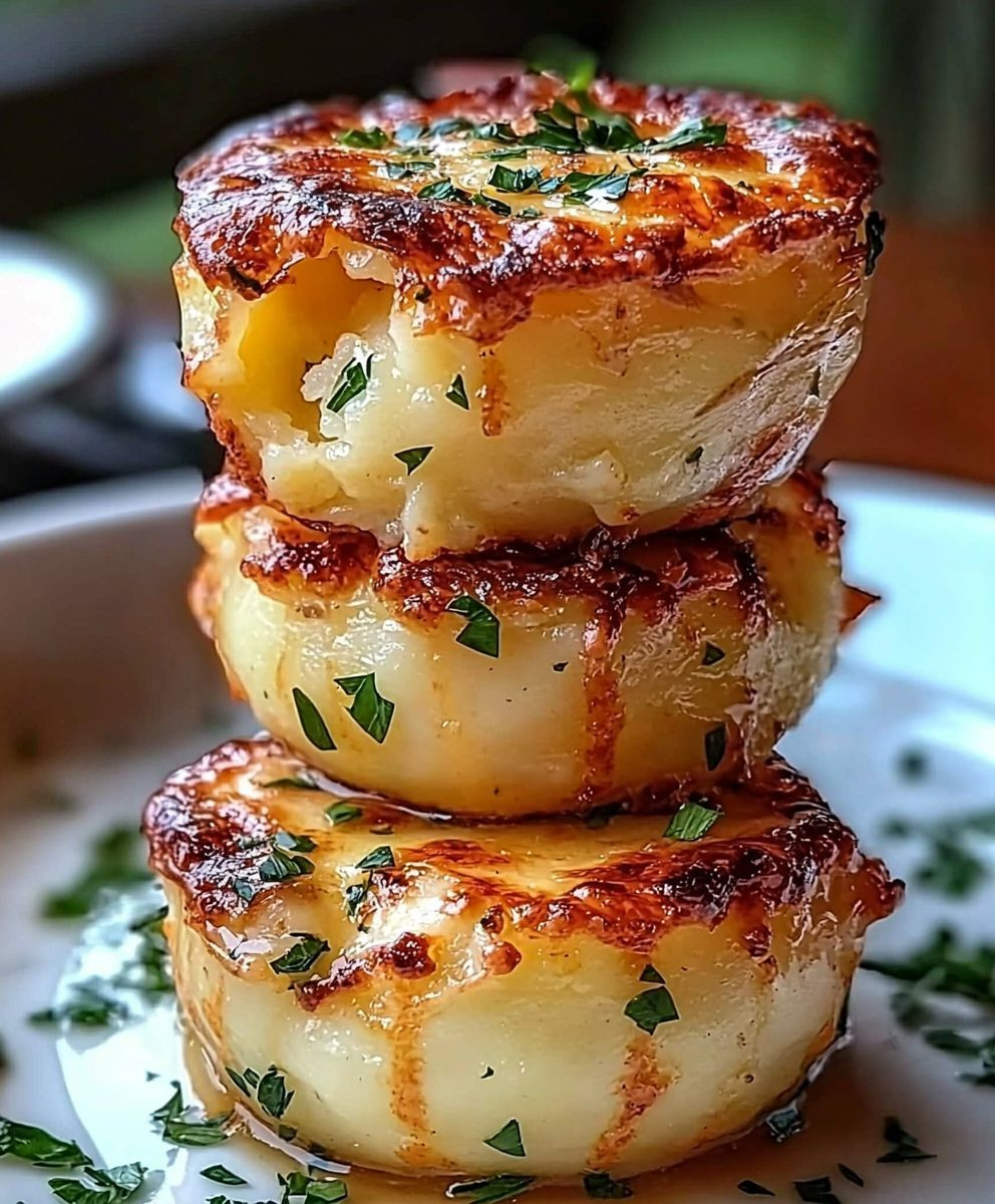 Cheesy Mashed Potato Puffs