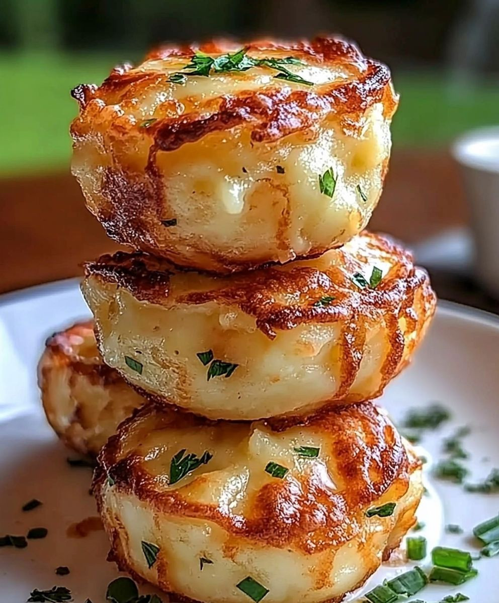 Cheesy Mashed Potato Puffs
