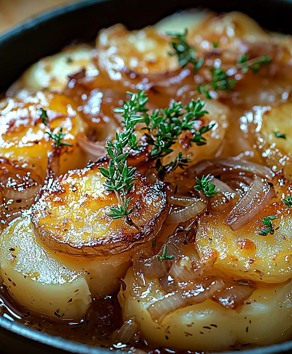 French Onion Potato Bake