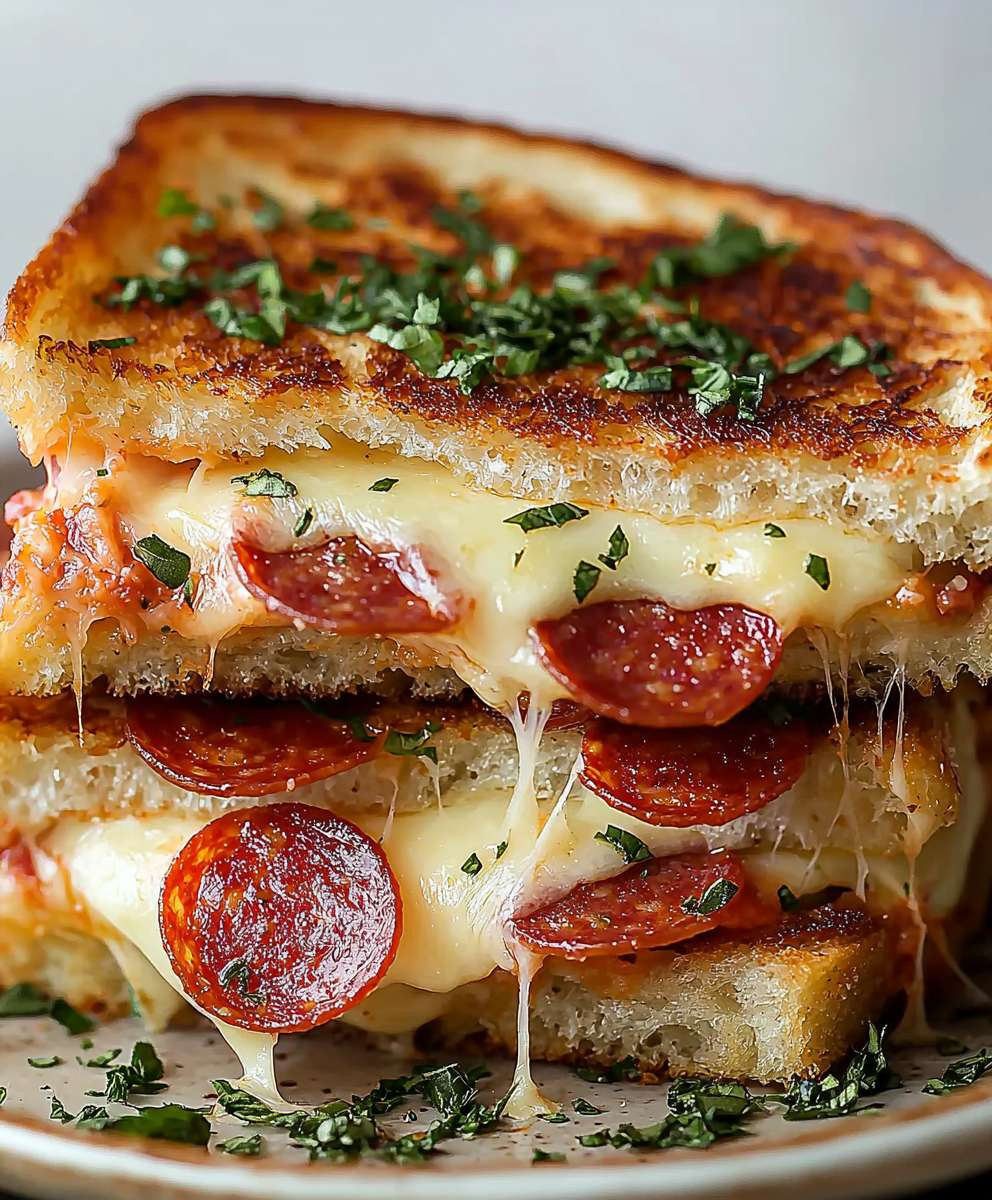 Pepperoni Pizza Grilled Cheese