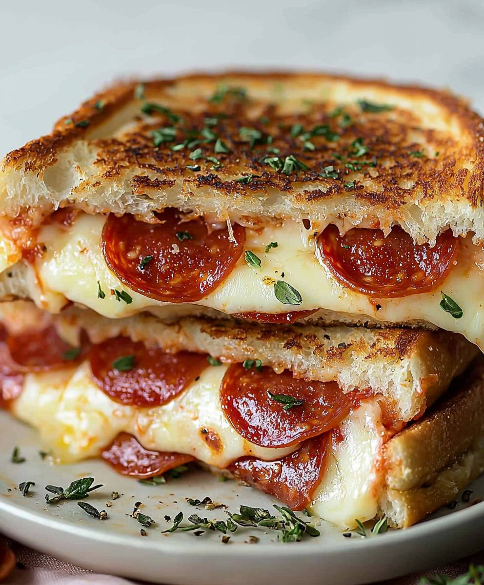 Pepperoni Pizza Grilled Cheese