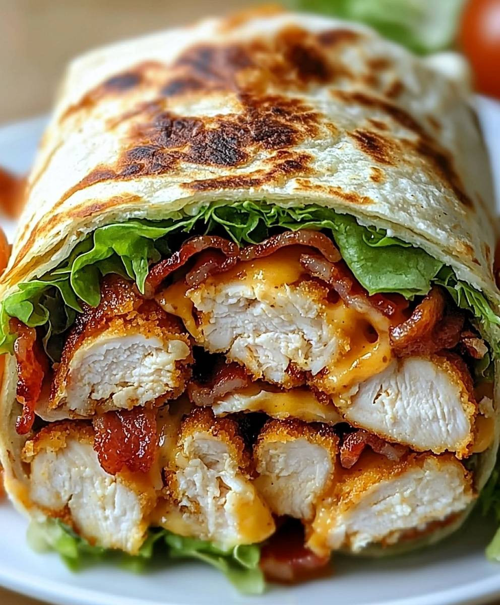 Crispy Chicken Bacon Wrap