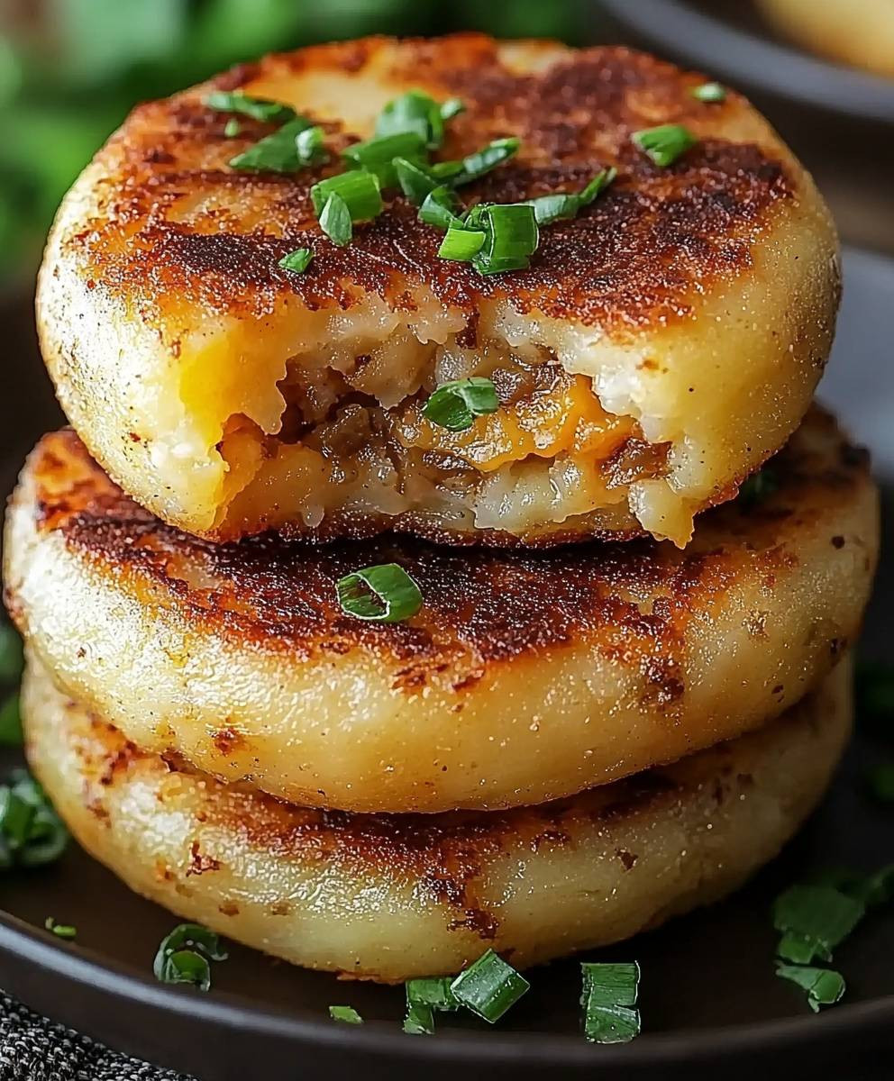 Stuffed Potato Cakes