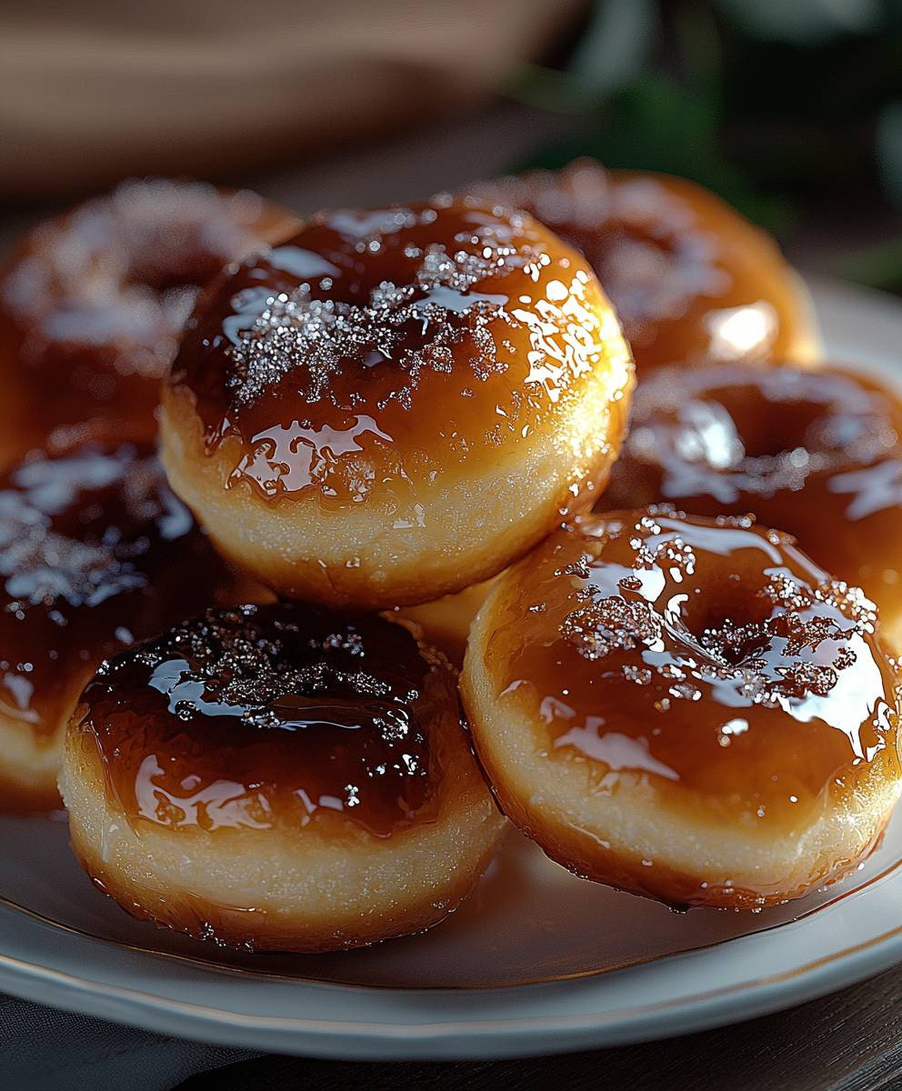 Crème Brûlée Doughnuts