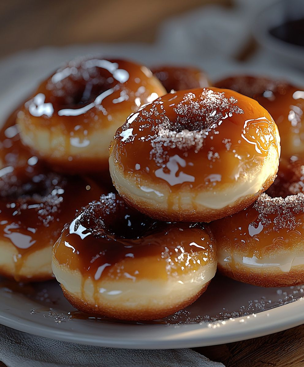 Crème Brûlée Doughnuts