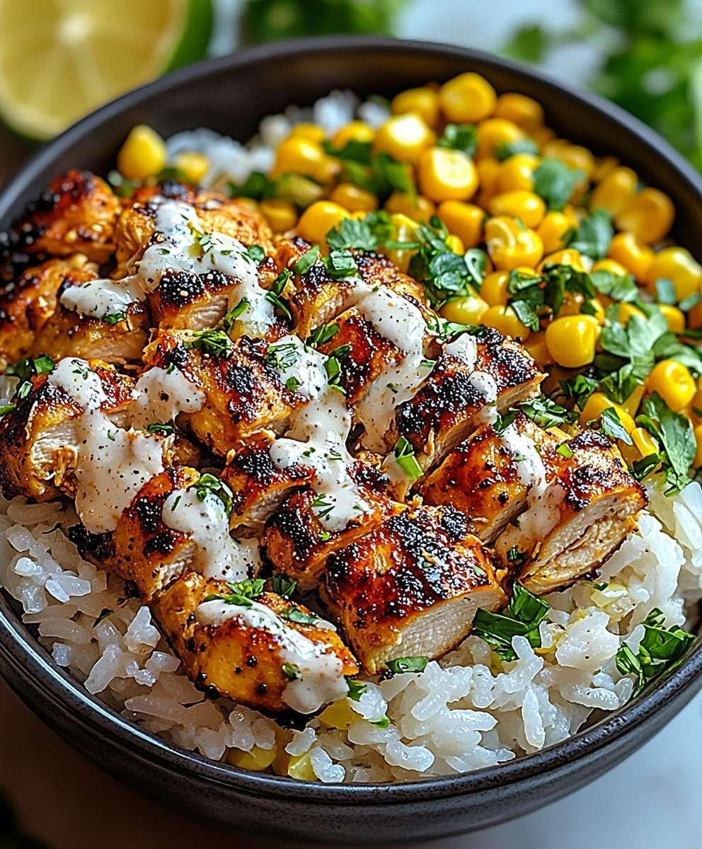 Street Corn Chicken Bowl