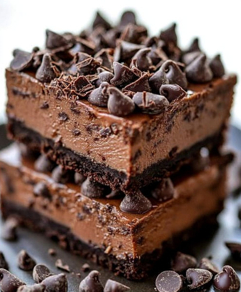 Death By Chocolate Cheesecake Bars