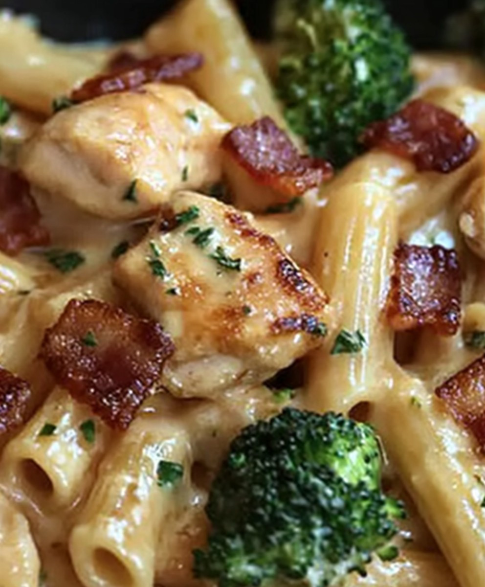 Cheesy Bacon Chicken Pasta