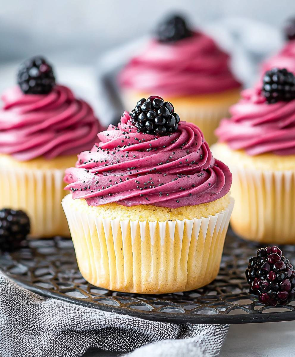 Lemon Poppy Seed Cupcakes