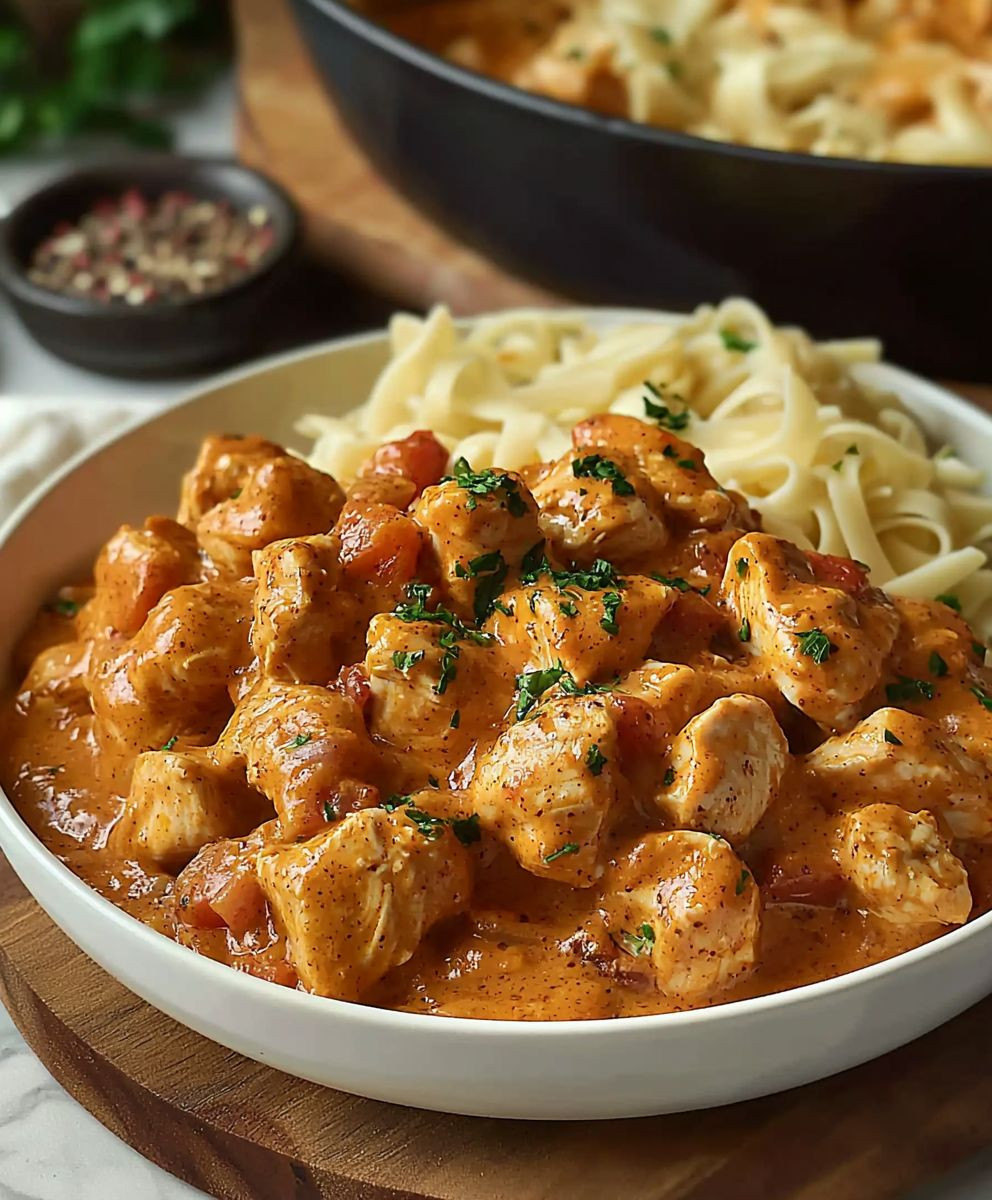 Chicken Paprikash Dish