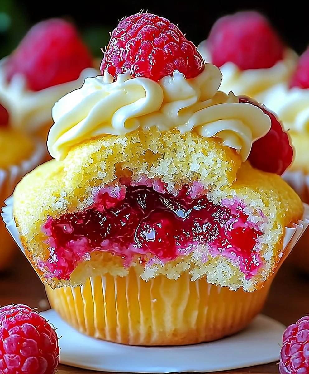 Raspberry Lemon Cupcakes