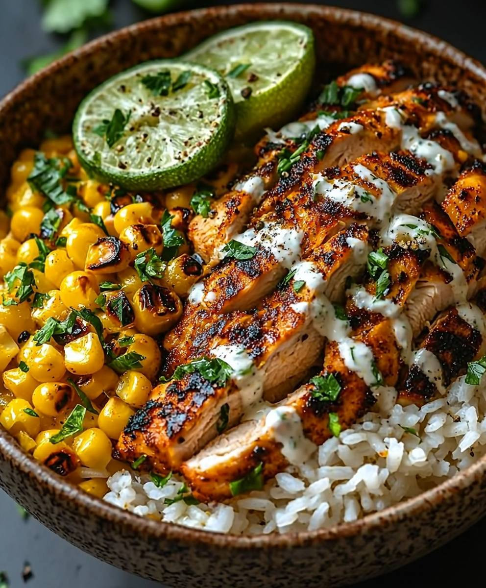 Street Corn Chicken Bowl