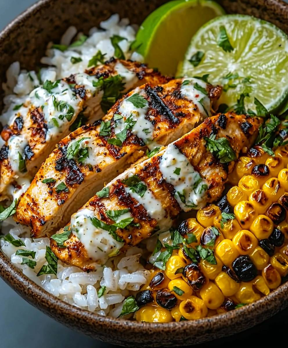 Street Corn Chicken Bowl