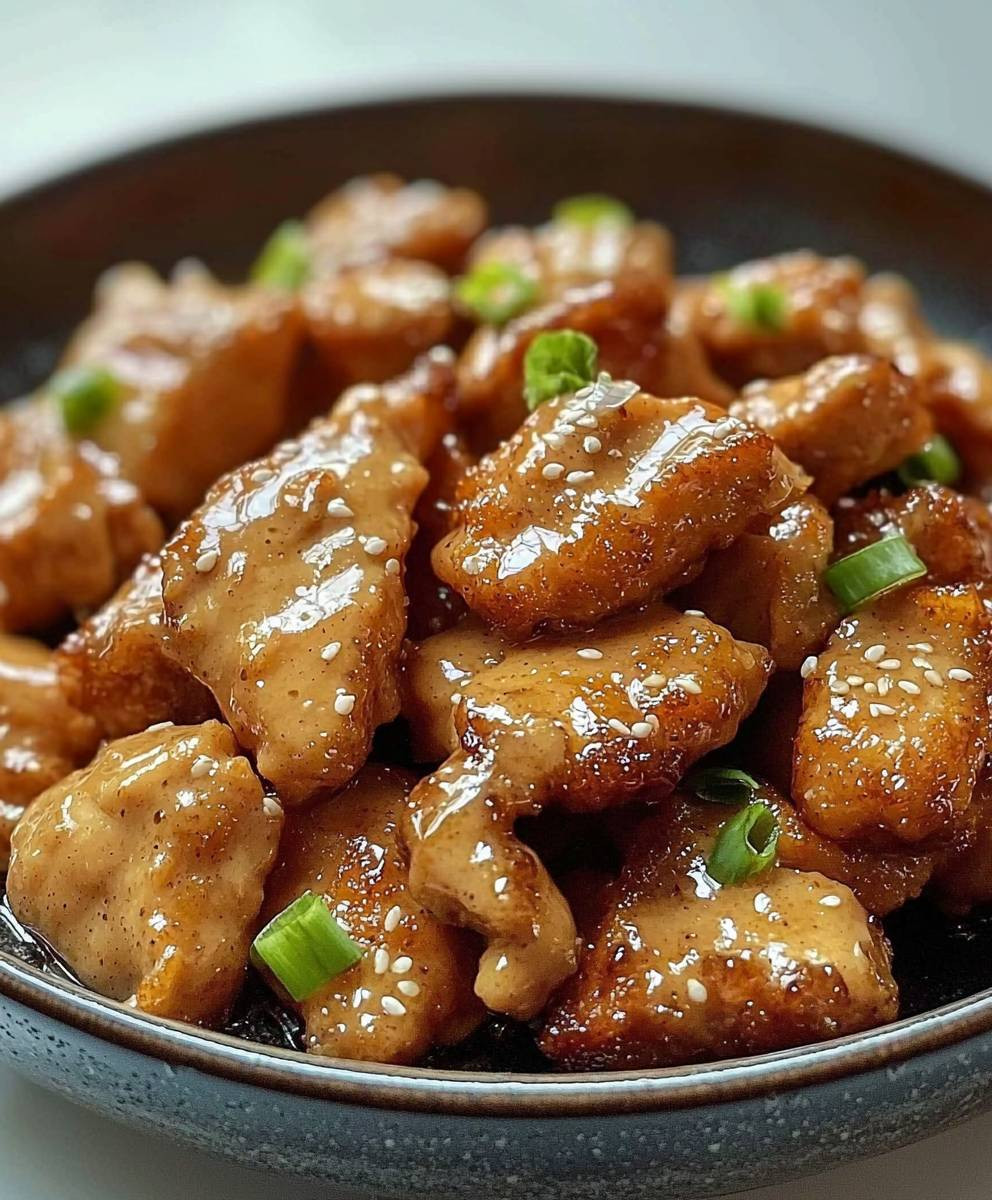 Chinese Peanut Butter Chicken