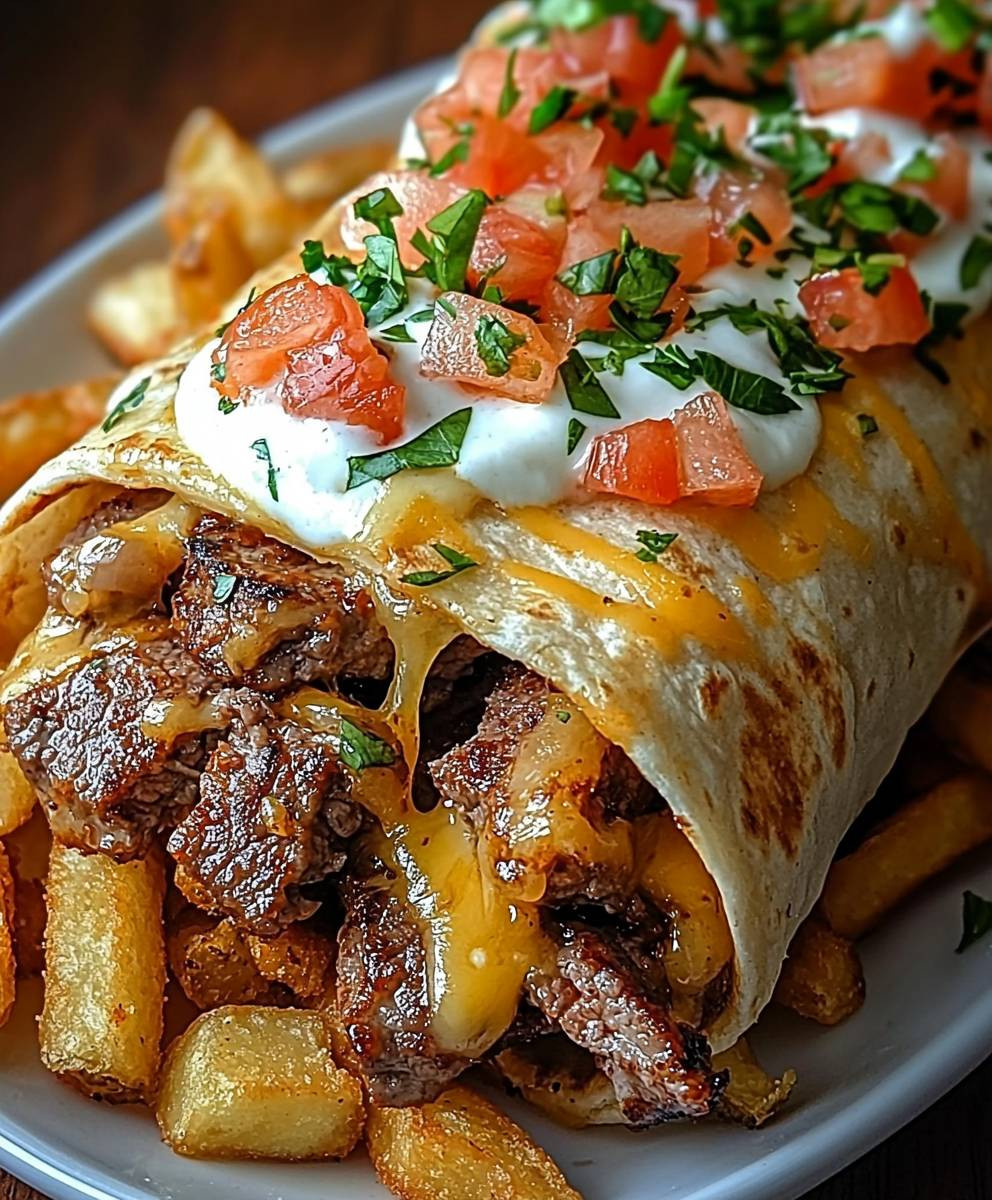 Steak and Cheese Burritos