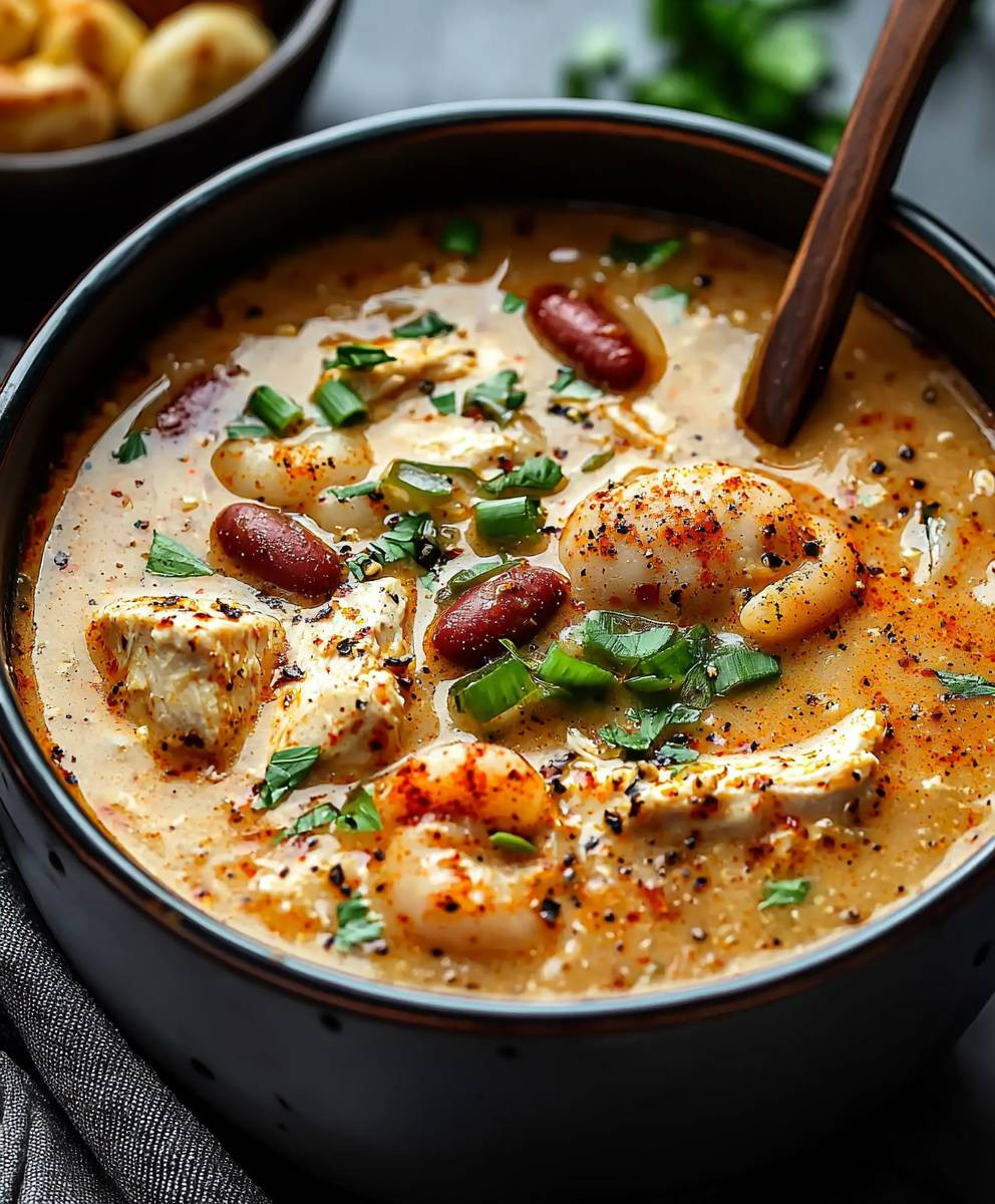 Cajun White Chicken Chili