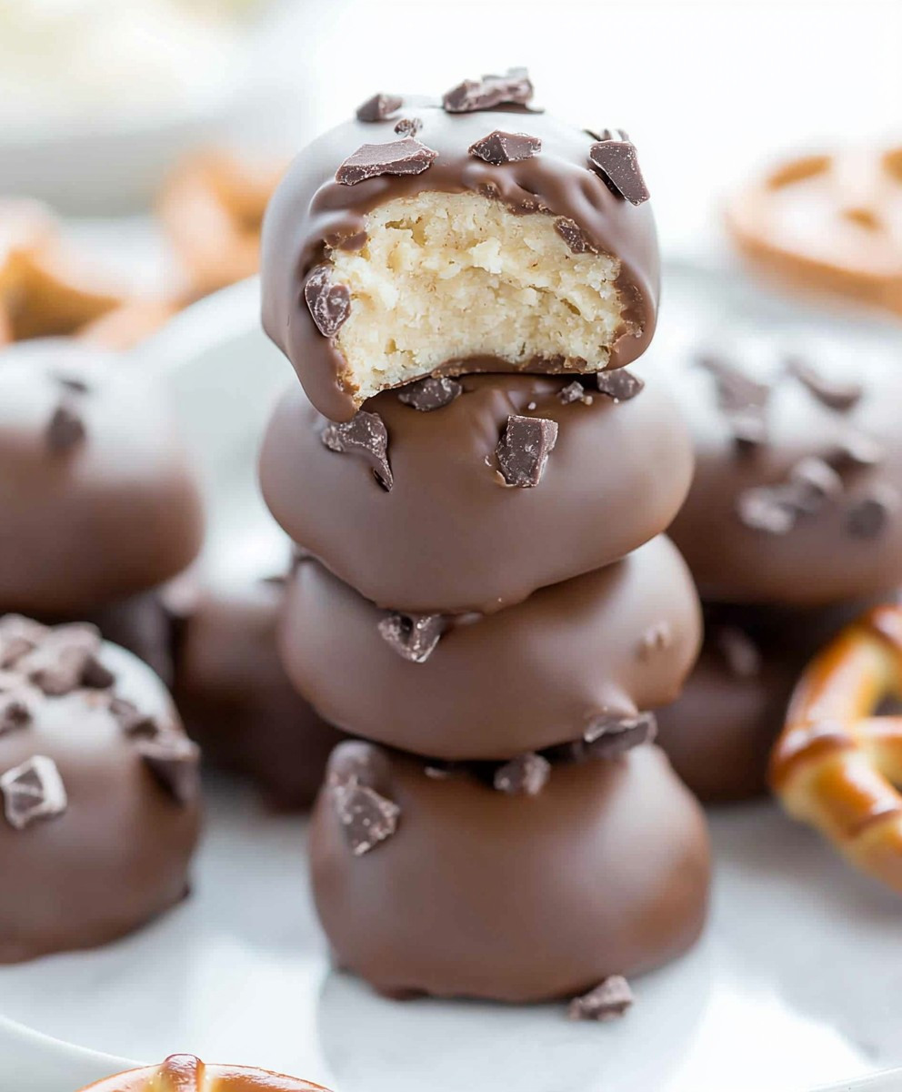 Cookie Dough Pretzel Bites