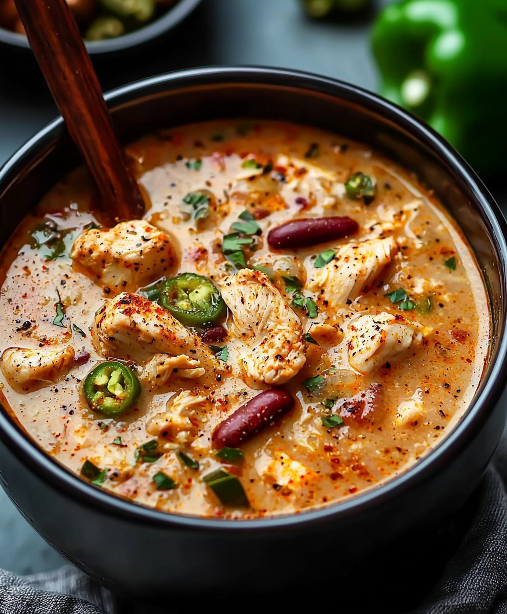 Cajun White Chicken Chili