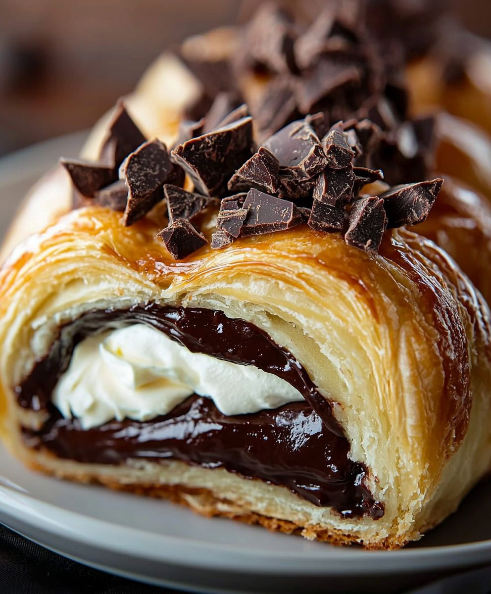 Chocolate Cream Cheese Danish
