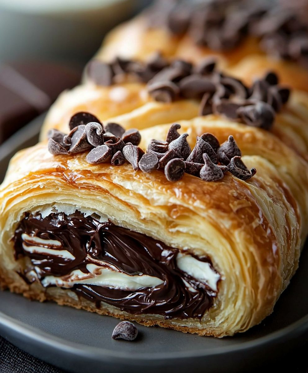 Chocolate Cream Cheese Danish