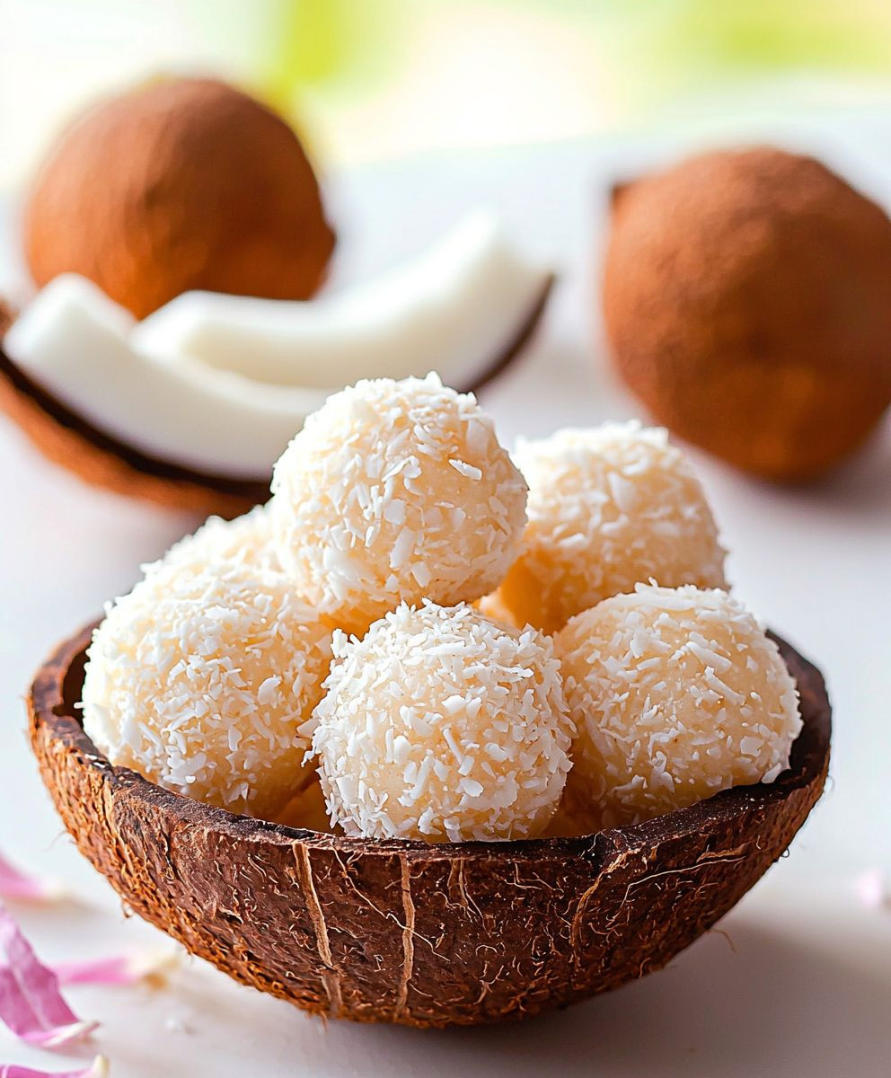 Coconut Balls No Bake Dessert
