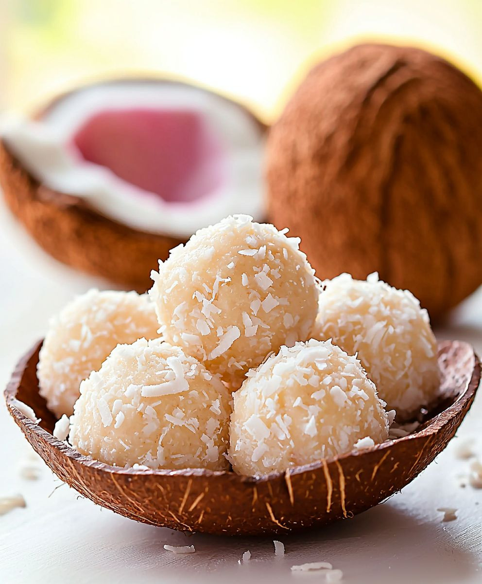 Coconut Balls No Bake Dessert