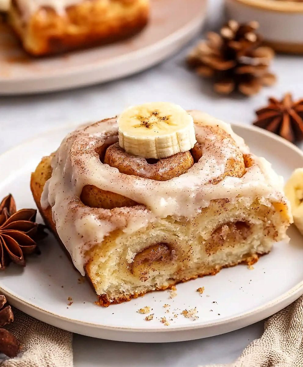 Banana Bread Cinnamon Rolls