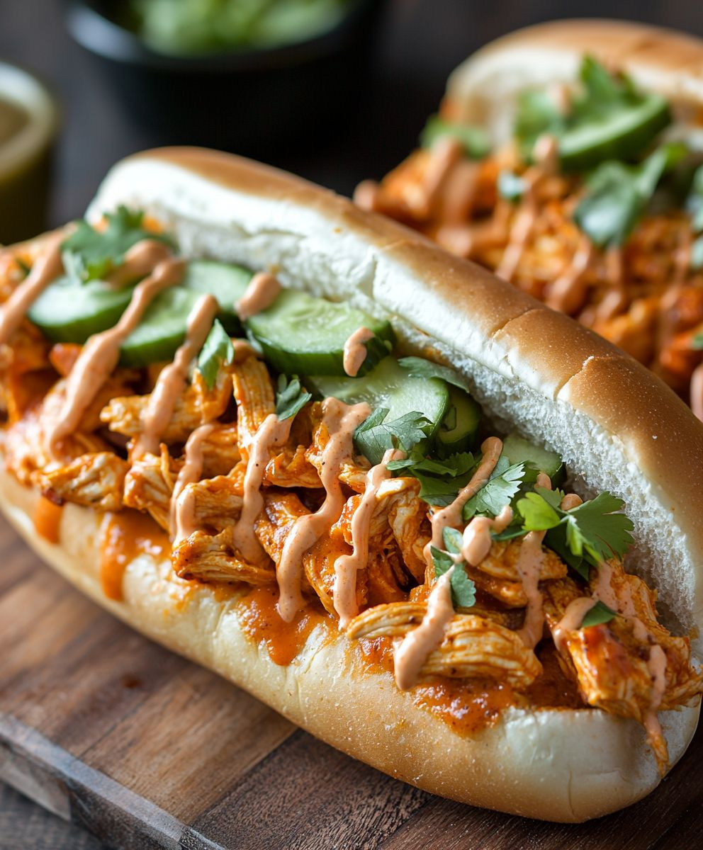 Buffalo Chicken Cheesesteak Sandwich