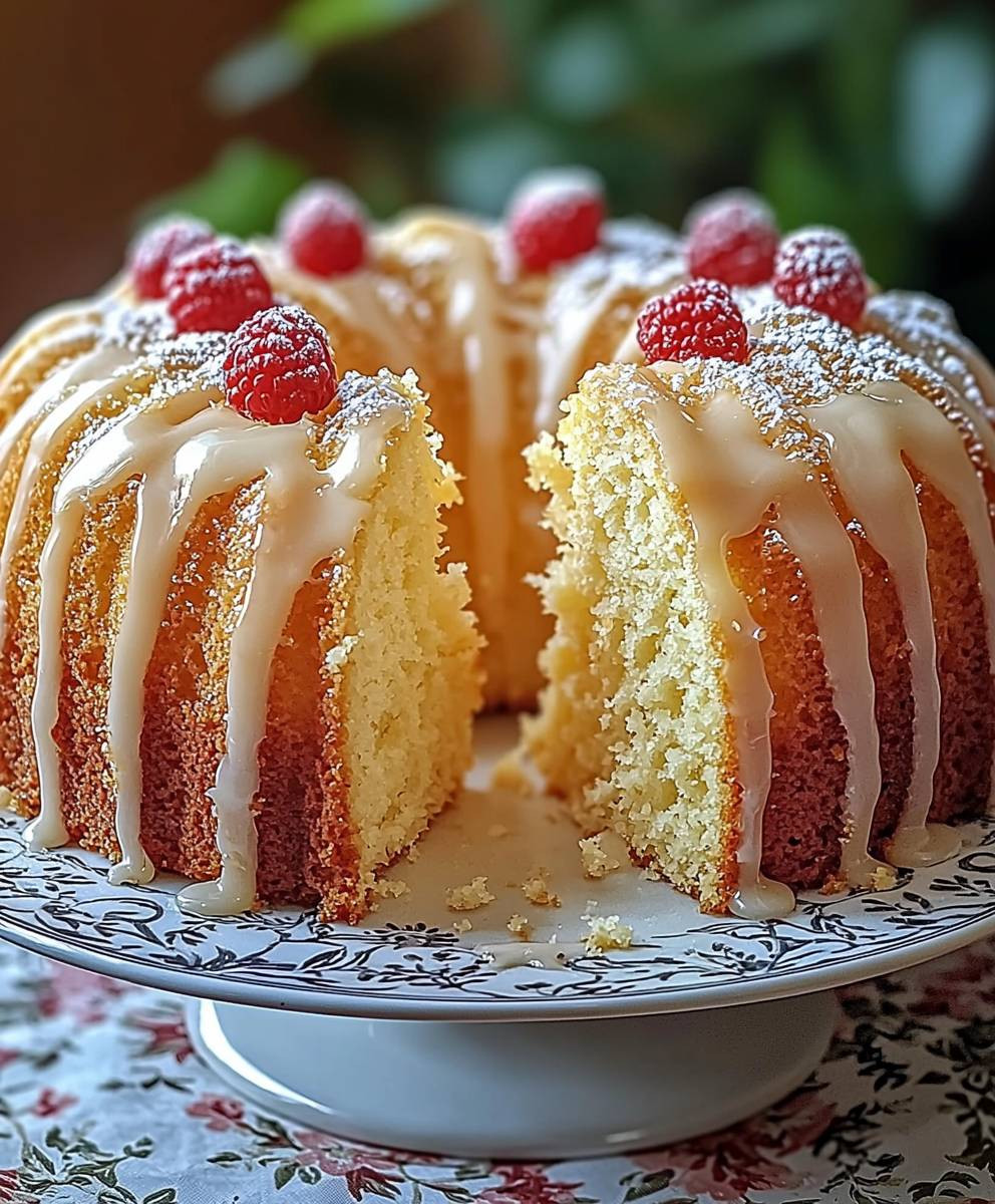Vanilla Buttermilk Pound Cake