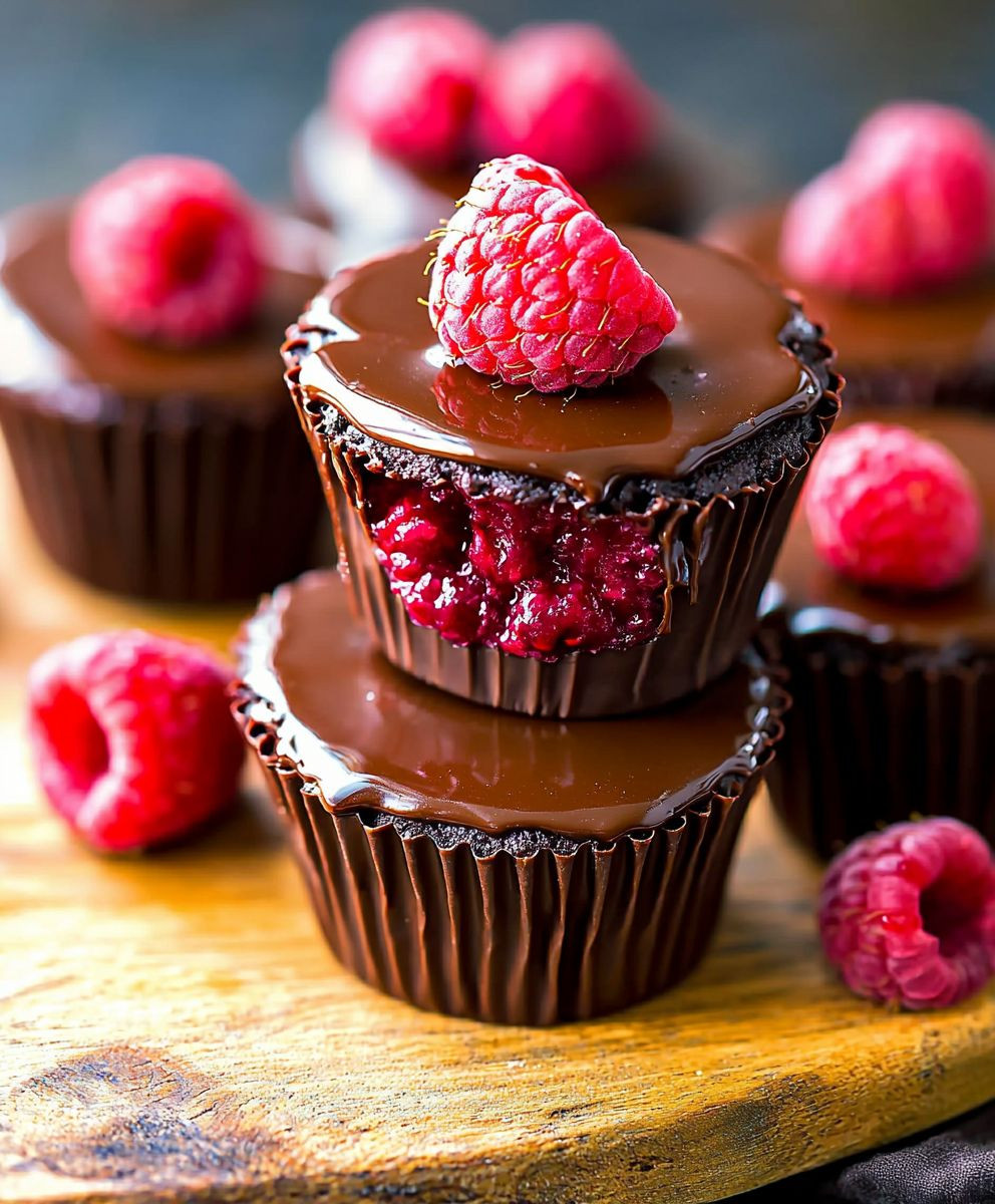 Chocolate Raspberry Cups