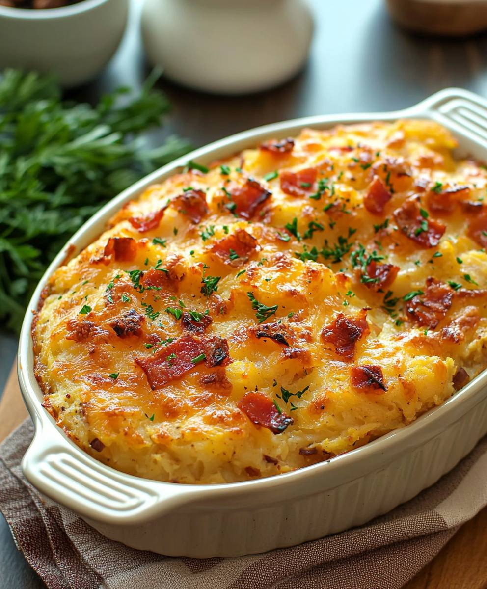 Twice Baked Potato Casserole