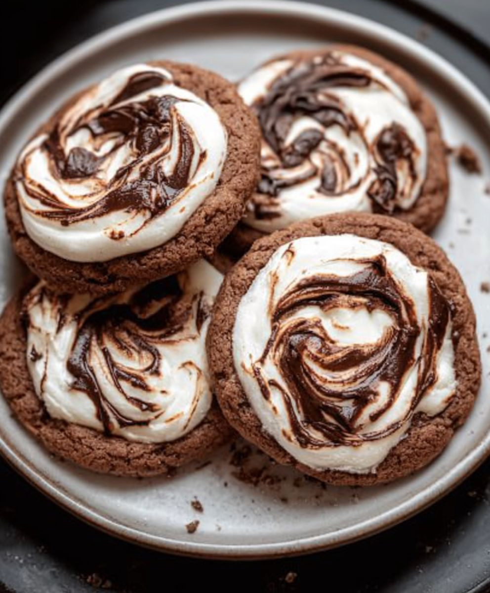 Chocolate Marshmallow Cookies