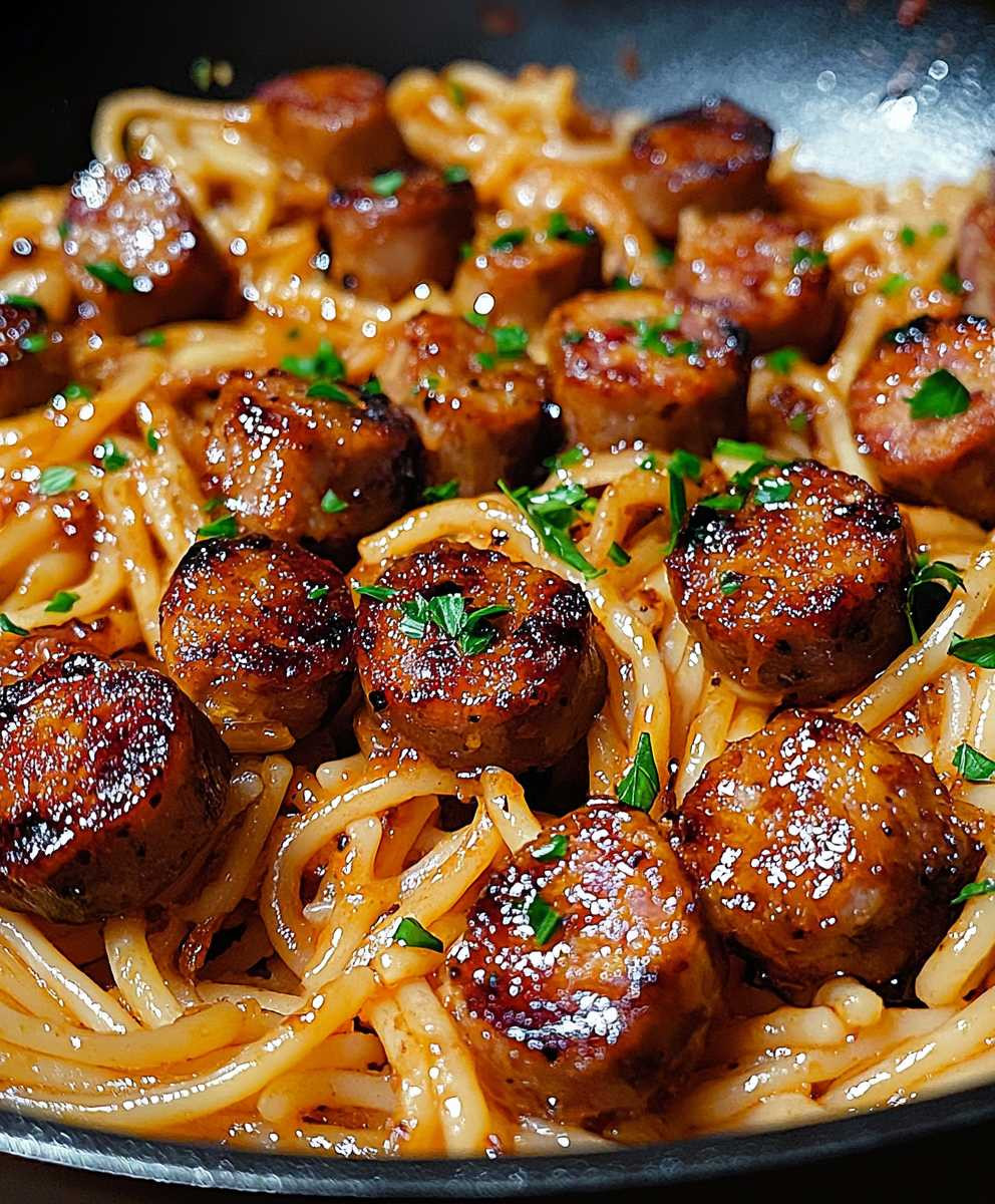 Honey Garlic Sausage Pasta