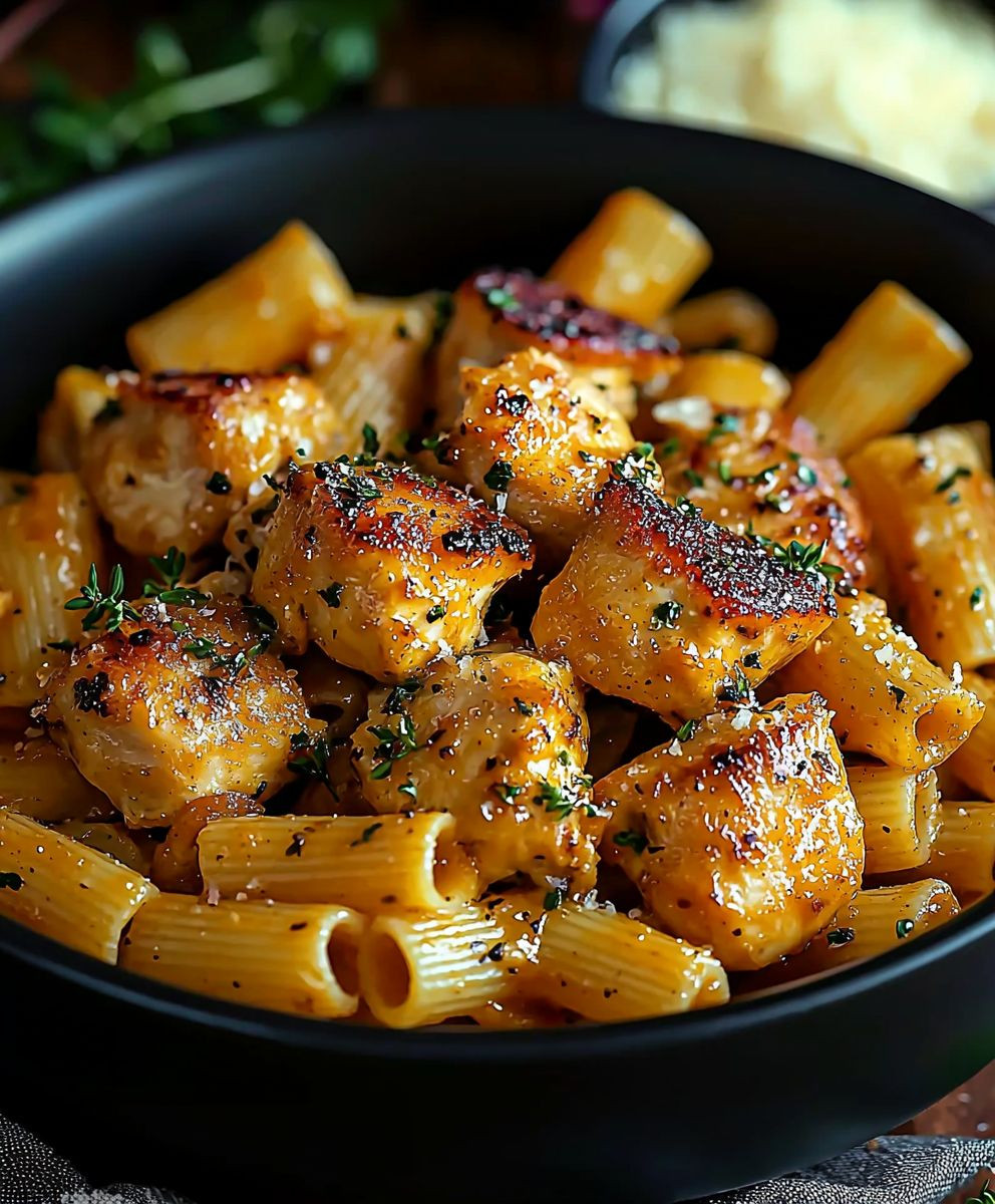 Garlic Butter Chicken Rigatoni