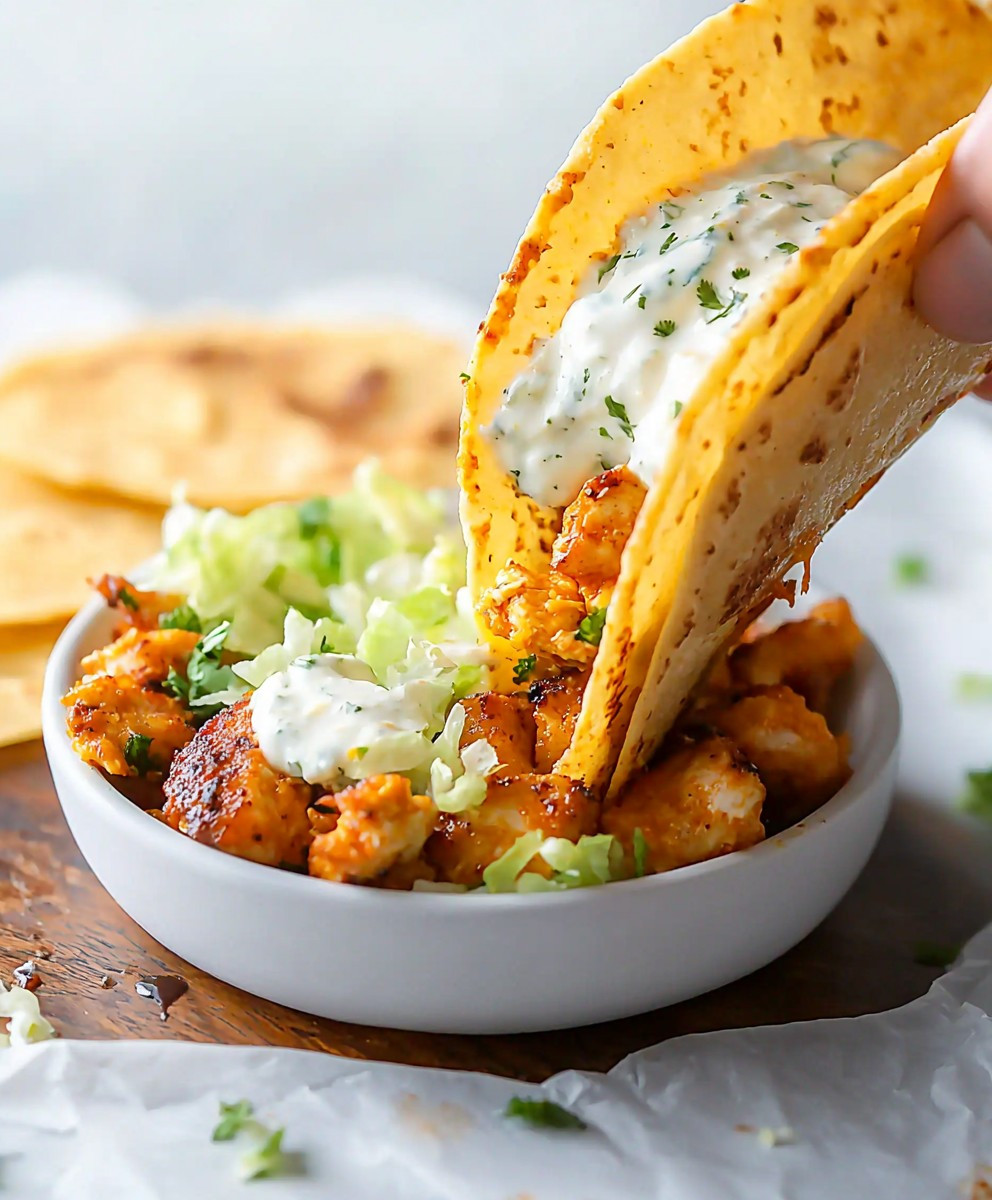 Buffalo Chicken Tacos