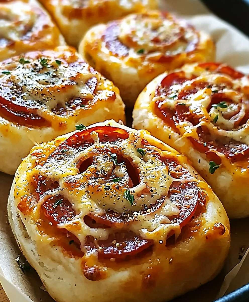 Cheesy Pepperoni Rolls