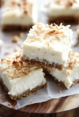 Coconut Cheesecake Bars