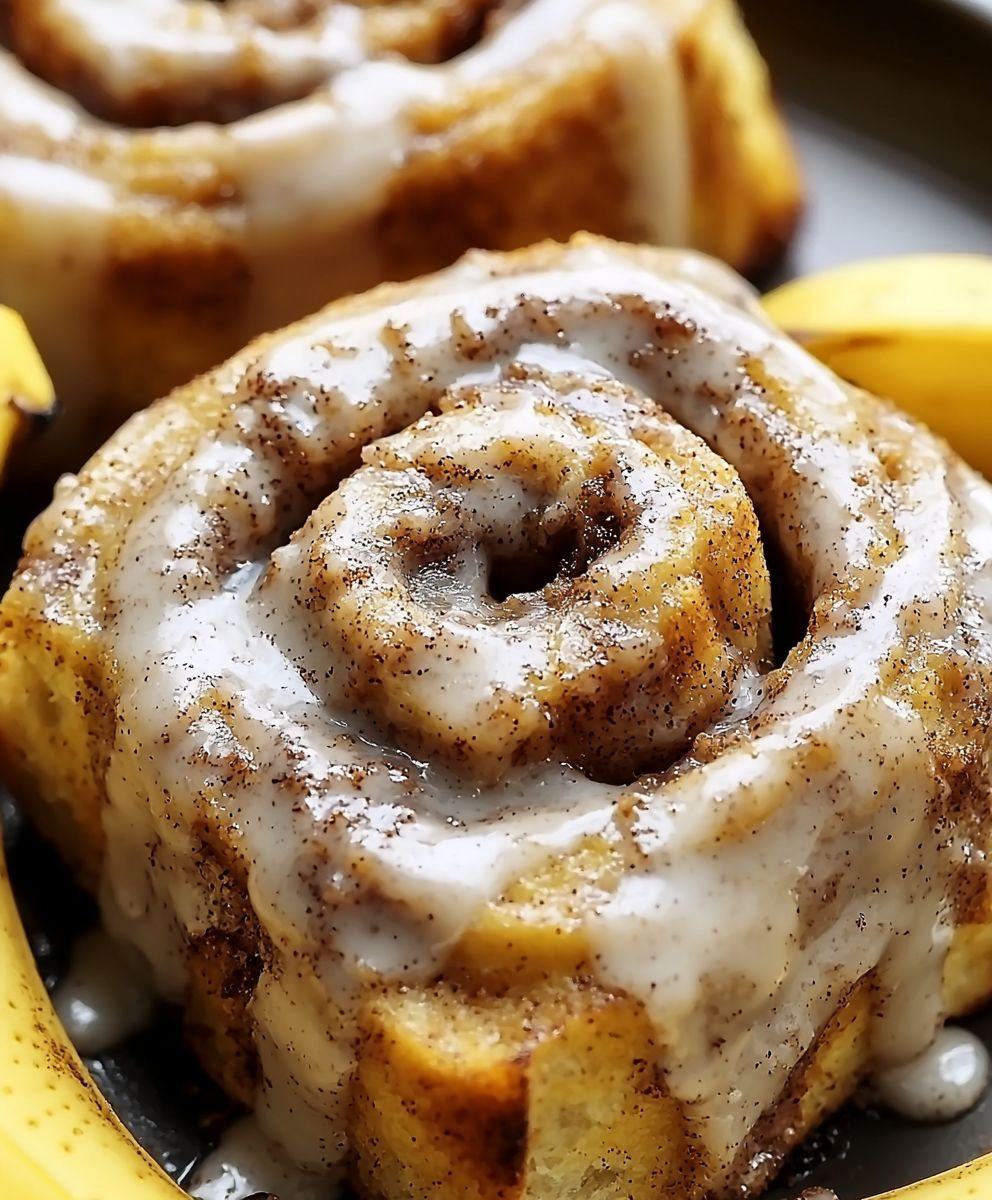 Banana Bread Cinnamon Rolls