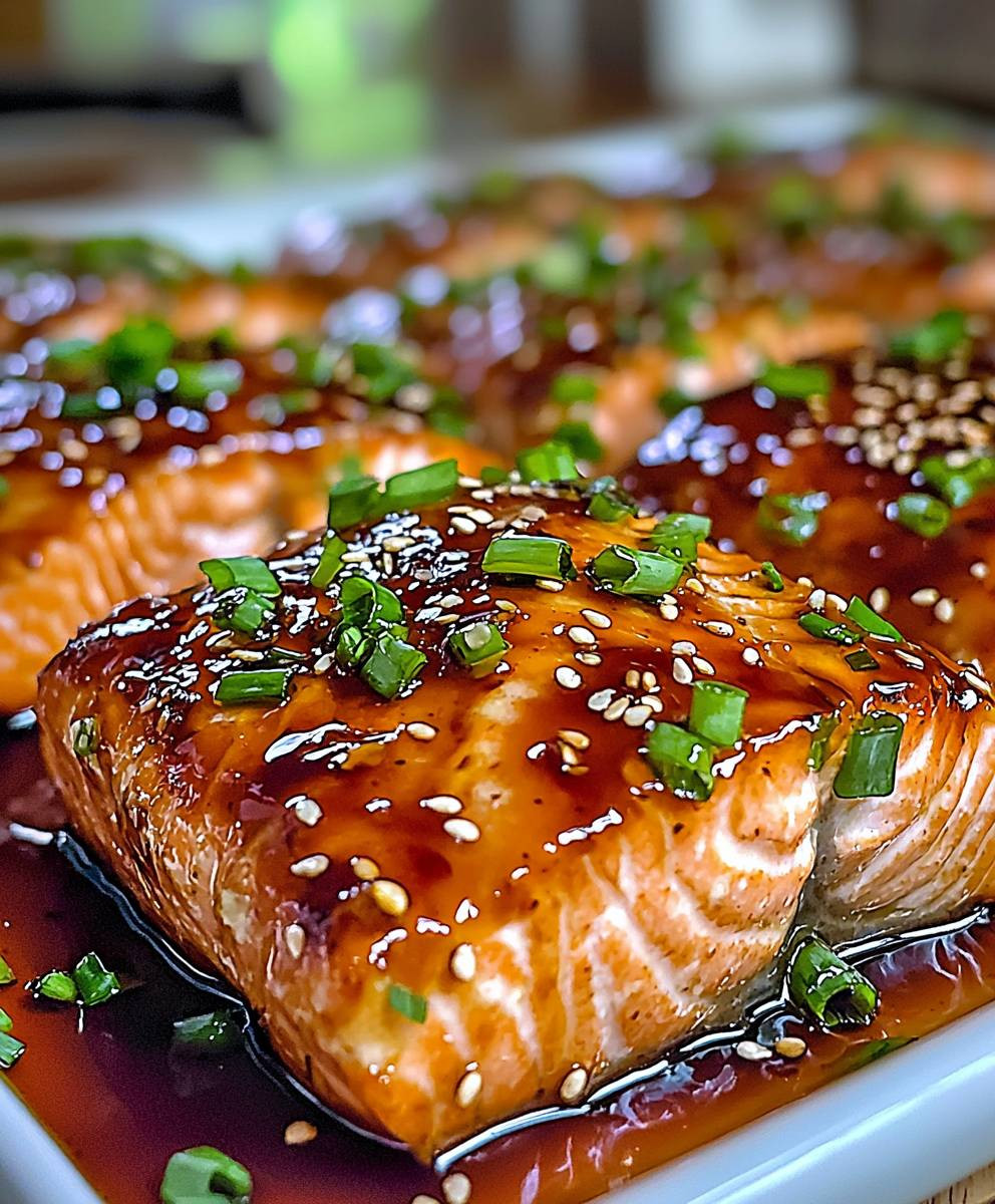 Asian Glazed Salmon Dinner
