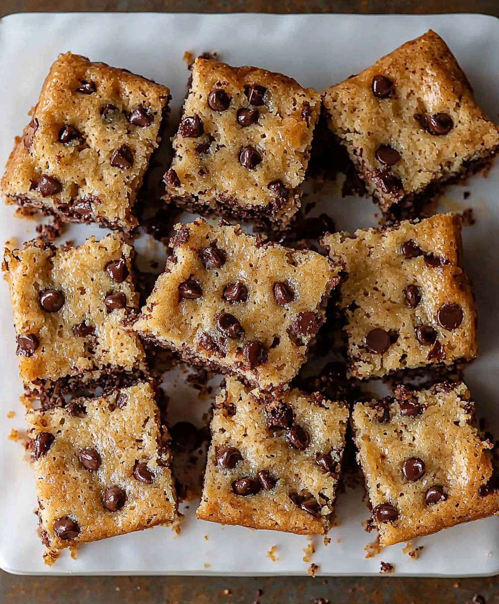 Chocolate Chip Banana Bars