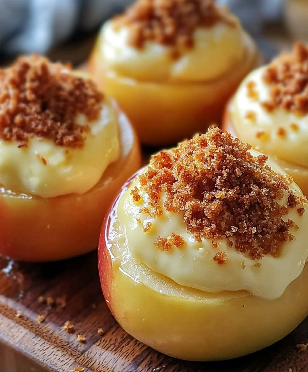 Cheesecake Stuffed Apples