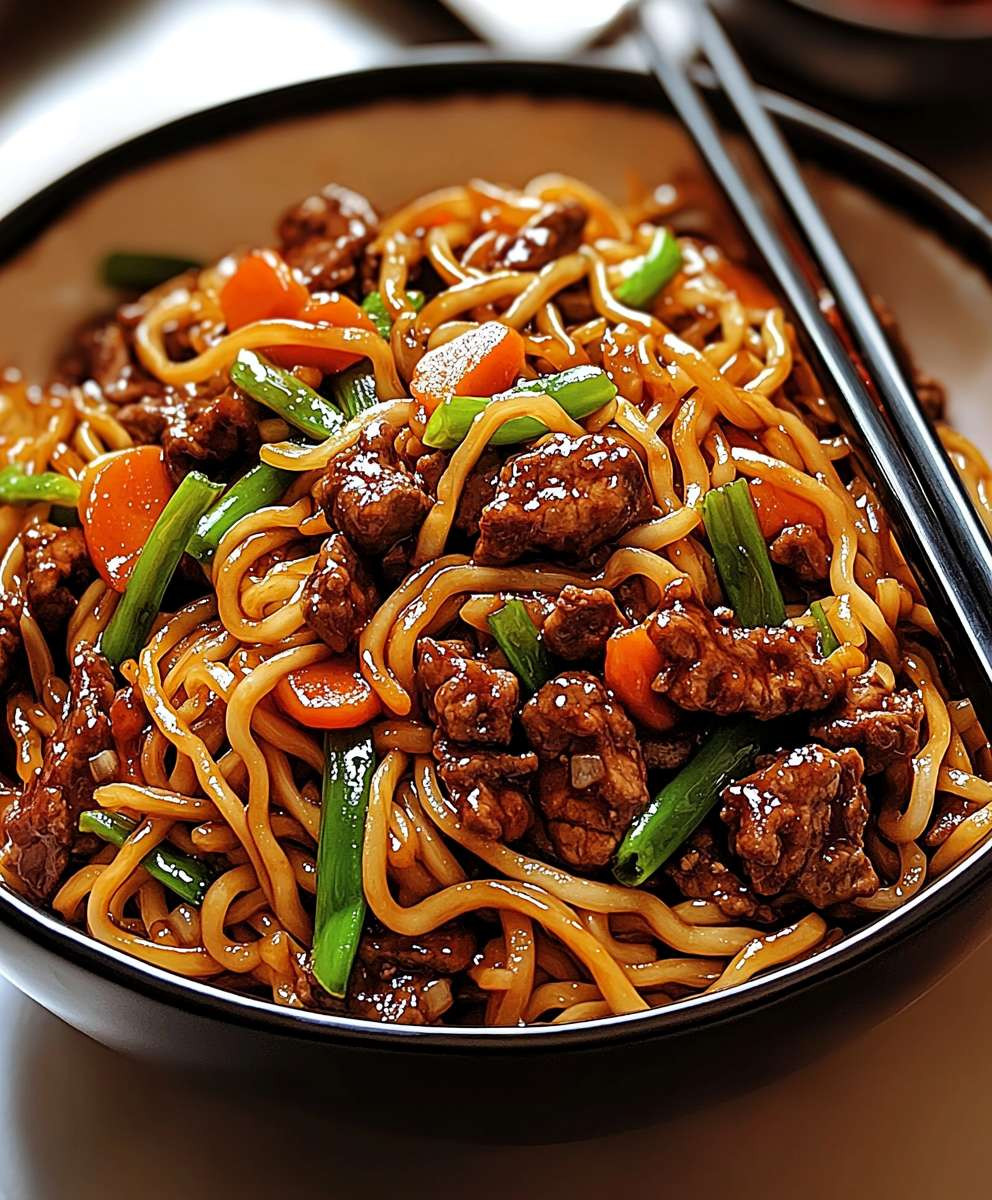 Beef Chow Mein Stir-Fry