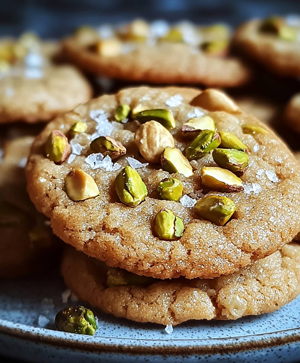 Salted Honey Pistachio Cookies