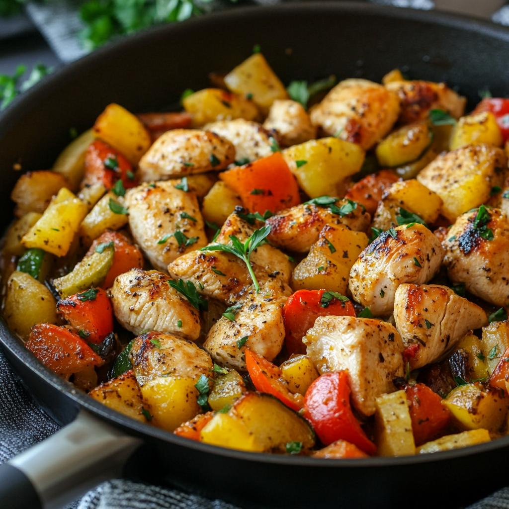 One Pot Chicken Skillet