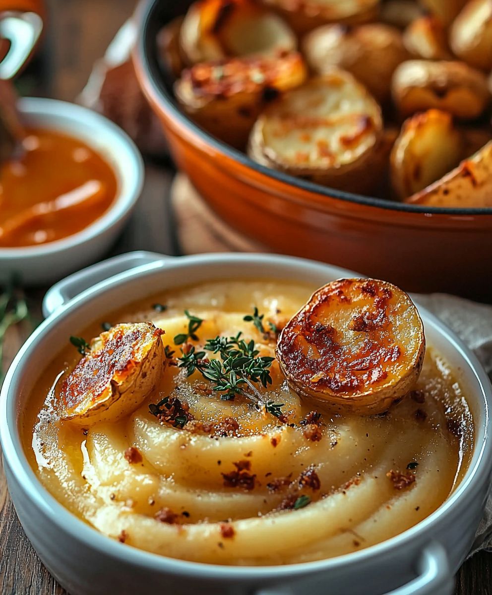 Onion soup potatoes