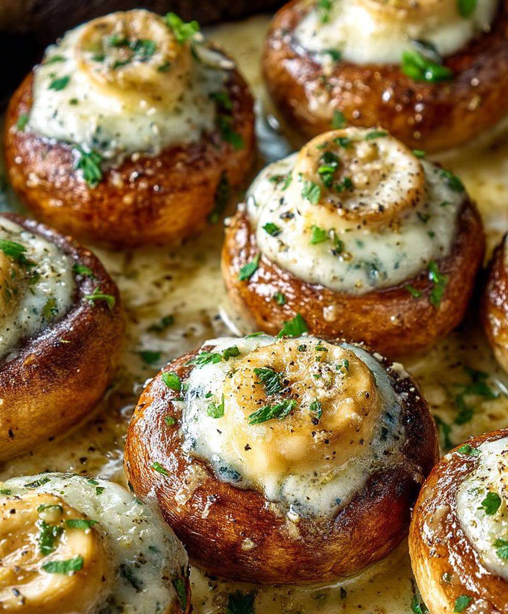 Garlic Parmesan Mushrooms