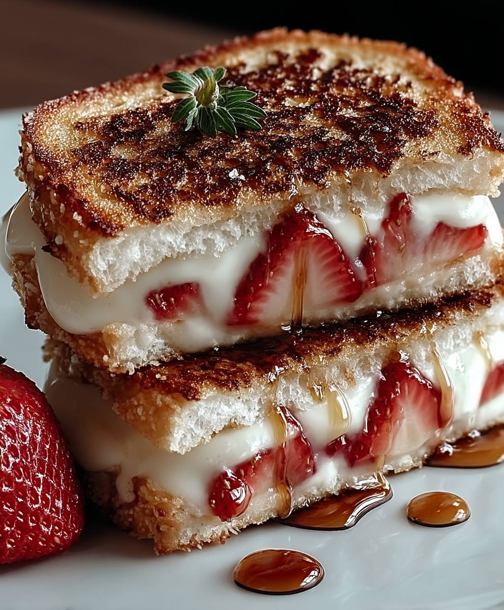 Fried Strawberry Cheesecake