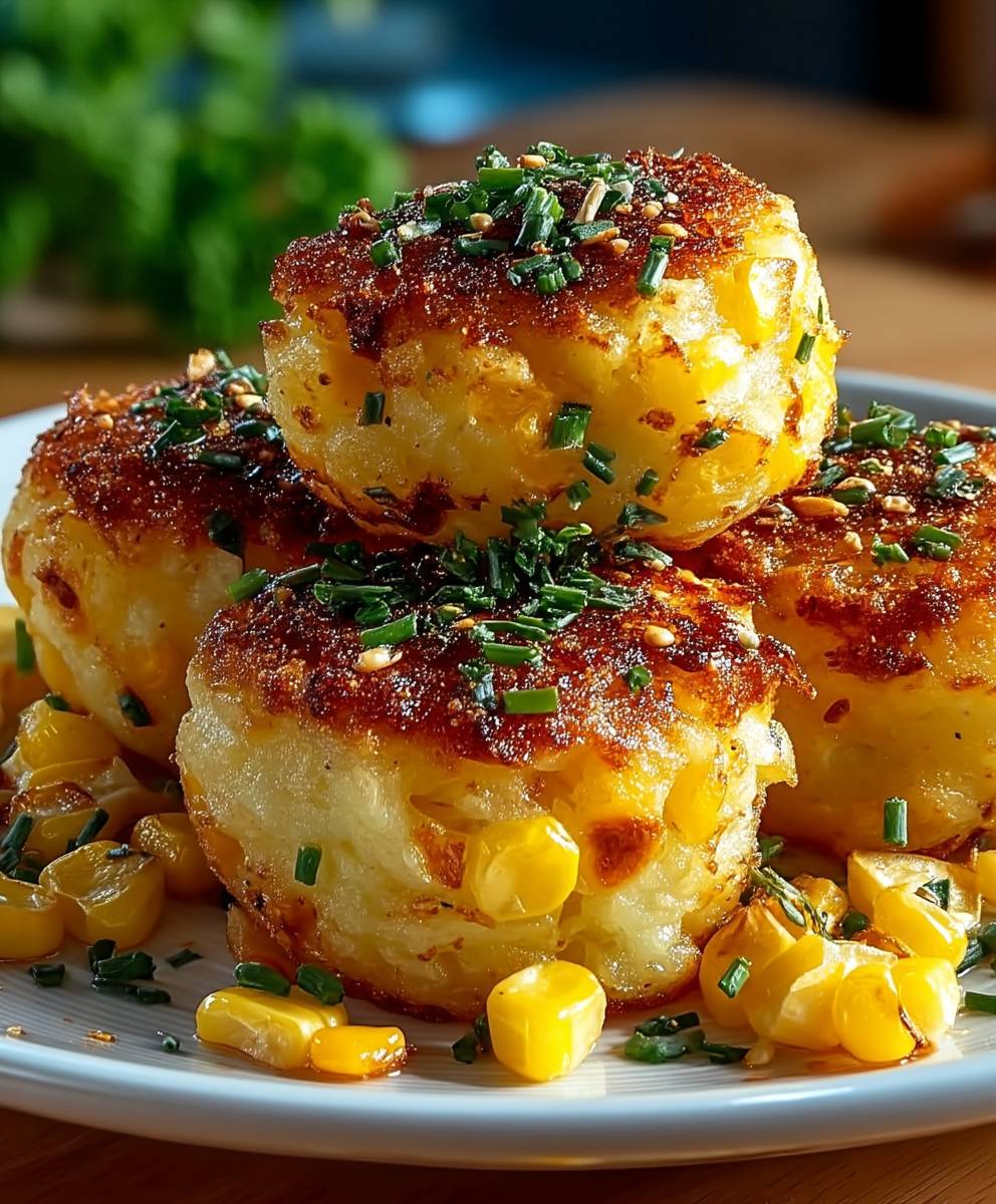 Cheddar Corn Potato Bites