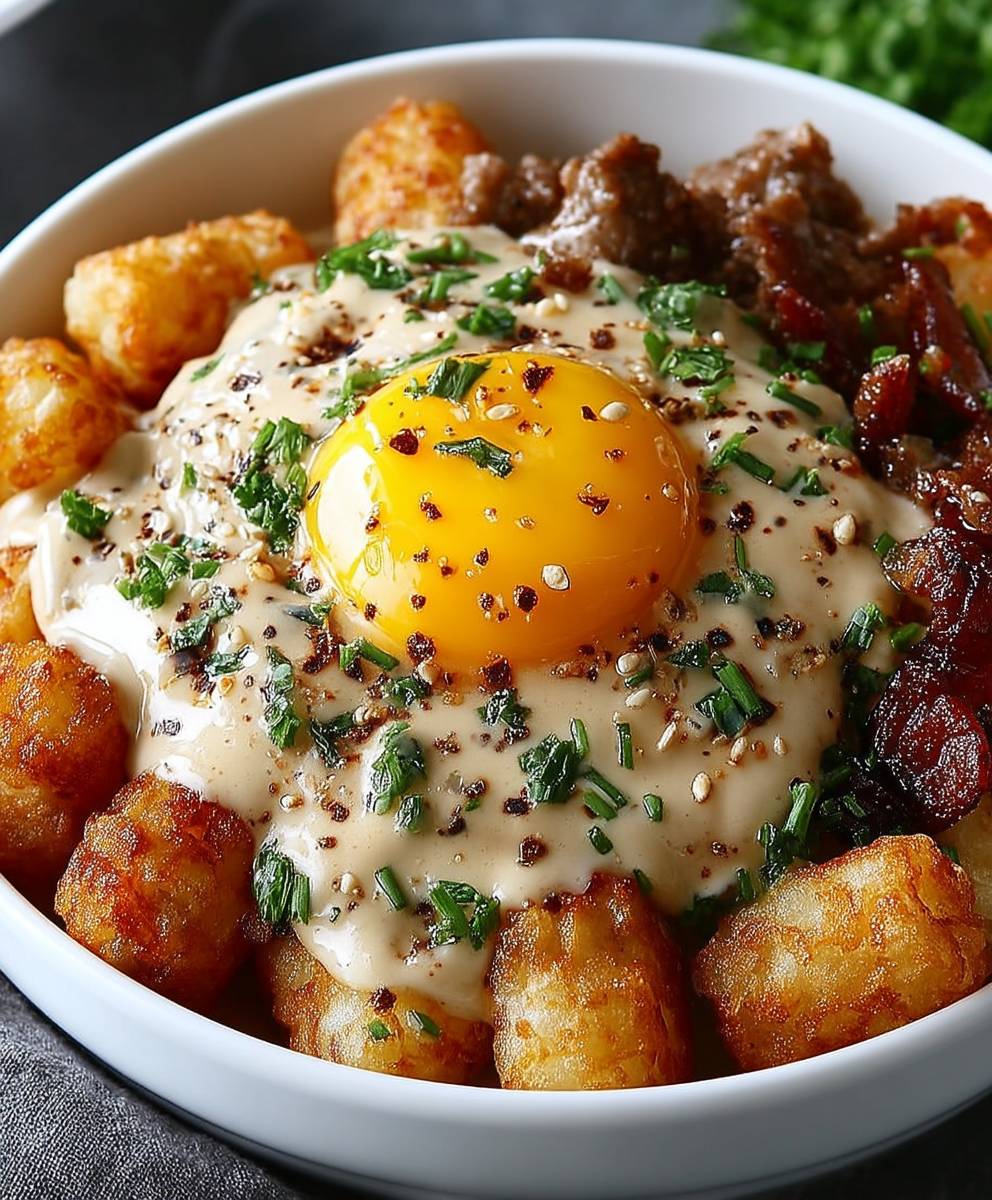 Tater Tot Breakfast Bowl